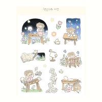 책상과의 시간 (밤) 스티커