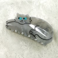 (선물포장) Gray Cat Hair Claw- Coucou Suzette(쿠쿠수제뜨)