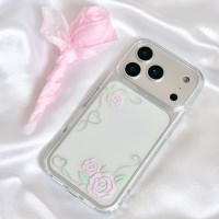 글레이즈드 로지 투명 젤하드케이스