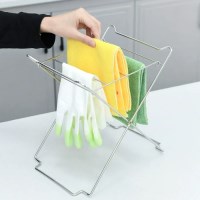인앳홈 304 스테인리스 다용도 접이식 행주·비닐봉투 거치대