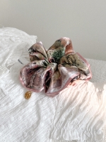 French Mood Scrunchie 01. Pink Line(Large) l 파리 필름