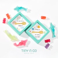 [타이니앤코] 순금 24K 0.3g 금수저 골드바 액자 돌반지