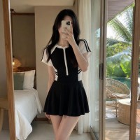 [홍은]여름 여성수영복 원피스수영복 체형커버수영복 물놀이 워터파