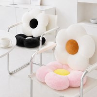 몽글몽글 꽃 쿠션 방석 50cm 예쁜 인테리어 소품 등받이 미니 낮잠