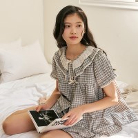 마셀 반팔 투피스 블랙 (32수)