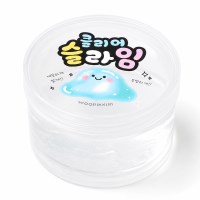 클리어 투명 슬라임 말랑이 스트레스해소 촉감놀이