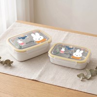 키친유 미피 캐릭터 이중 스텐 유아 도시락 500ml 800ml 2종 세트