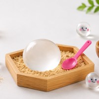 물방울 떡 말랑이 투명 유리구슬 모찌 스트레스볼
