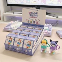 산리오 빼꼼 피규어 키캡 키링 랜덤 낱개 1개