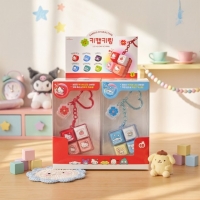 산리오 LUCKY 키캡 키링 낱개 1개