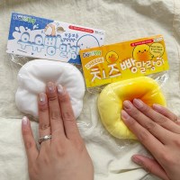 우유빵 치즈빵 말랑이 슬랑이 스퀴시 치즈 빵 우유 스트레스 해소 볼