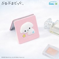 부루부루도그 PVC 양면 거울 핑크