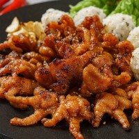 별미 진짜 매운 무뼈 불닭발 300gx4팩