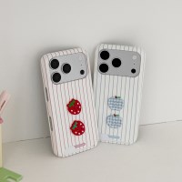 fruit button [파츠+카드수납 폰케이스]