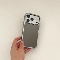 Basic [블랙미러 실버 맥세이프 범퍼케이스]