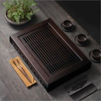 청백원 대나무 구죽 창살 차판 소 40 x 28 찻상