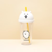 [담곰이] 농담곰 페이스 투명 클리어 텀블러 콜드컵 480ml