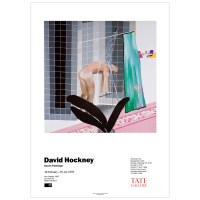 hockney seven paintings 1992 vintage poster