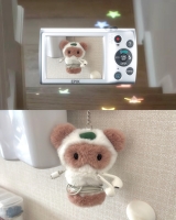 [2차 분양] 구리+나뭇잎 핀 set