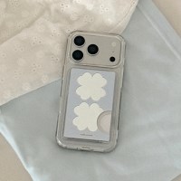 pastel clover 디자인 [맥세이프 미러 카드지갑]
