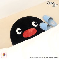 핑구 얼굴 자가드 발매트 러그