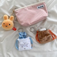 미피 MIFFY 토끼 캐릭터 미니 스트링 복조리 파우치 키링