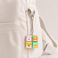 포우 브릭 4구 키캡 LED 키링