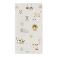 2027 포켓 다이어리 Cat - Slim