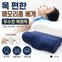 목 편한 기능성 메모리폼 숙면 베개 호텔베개
