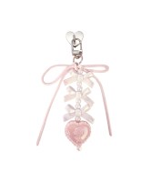 [Keyring] Pink angel ribbon 키링