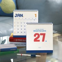 아이코닉 2027 스퀘어 탁상달력 데스크 캘린더
