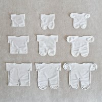 지오몽 10cm 15cm 20cm 인형옷 이염방지복 바디슈트 내의
