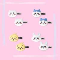 치이카와 먼작귀 우사기 헤어 집게 머리 핀