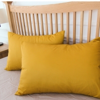 솔리드 베개커버_황토색