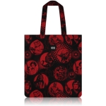 nother Red & Black Flat Tote Bag
