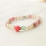Cream Rose bracelet