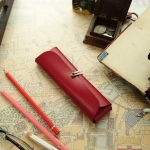 Pencil Case_Cross Folding Deluxe [Gaudy Scarlet]