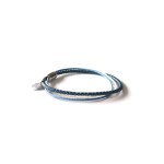 thin string men bracelet (blue)