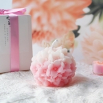 [Pink Blossom Candle] 핑크블러썸 수국 밀랍초