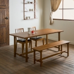 [장미맨숀] 로사 원목 다이닝 테이블 1800 식탁세트 (벤치형/의자형)