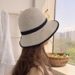 여름 플로피햇 여자 밀짚 벙거지 모자 버킷햇