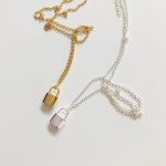 [92.5 silver] Unlock necklace (2 colors)