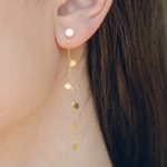 milky way circle earrings (2colors)