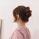 라운드 유광 올림머리 왕 헤어핀 빅사이즈 집게핀