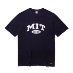 [유니버셜유니버시티] MIT 바이오워싱 반팔 티셔츠 - 네이비