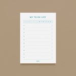 [어른문방구] MY TO DO LIST 심플 메모지 / 투두리스트 체크리스트