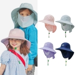 [캠핑/물놀이모자] 아동 성인 자외선차단 UV 페이스 플랩캡