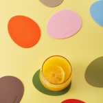 케라미카 실리콘 티코스터 컵받침 (조약돌) 13color
