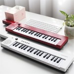 휴대용 디지털 피아노 37건반 충전식 버스킹 라이브 H