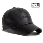 빅사이즈 볼캡 XL LEATHER HIGHLAND CAP BLACK